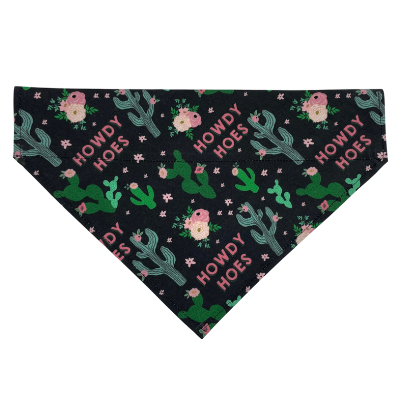 Howdy Hoes Over The Collar Dog Bandana