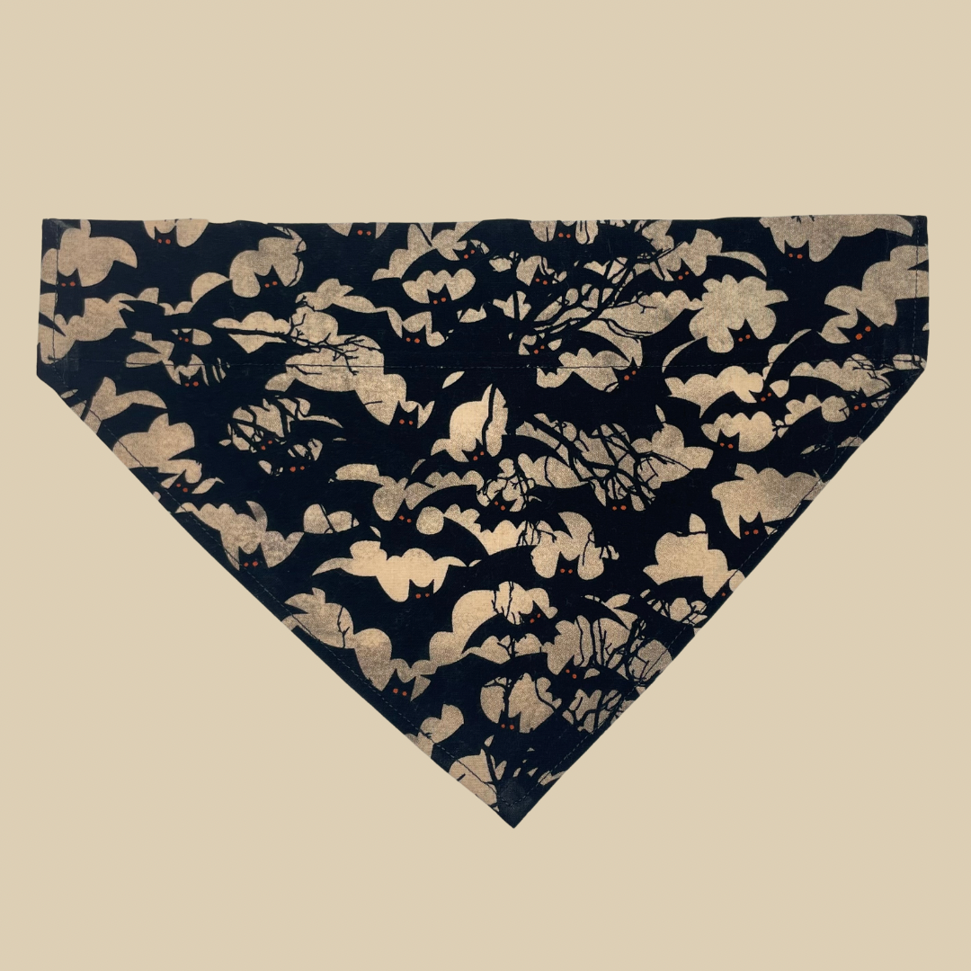 Bat's At Dusk - Over The Collar Dog Bandana