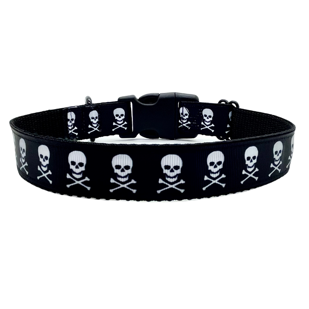 Skull & Crossbones Pirate - Dog Collar