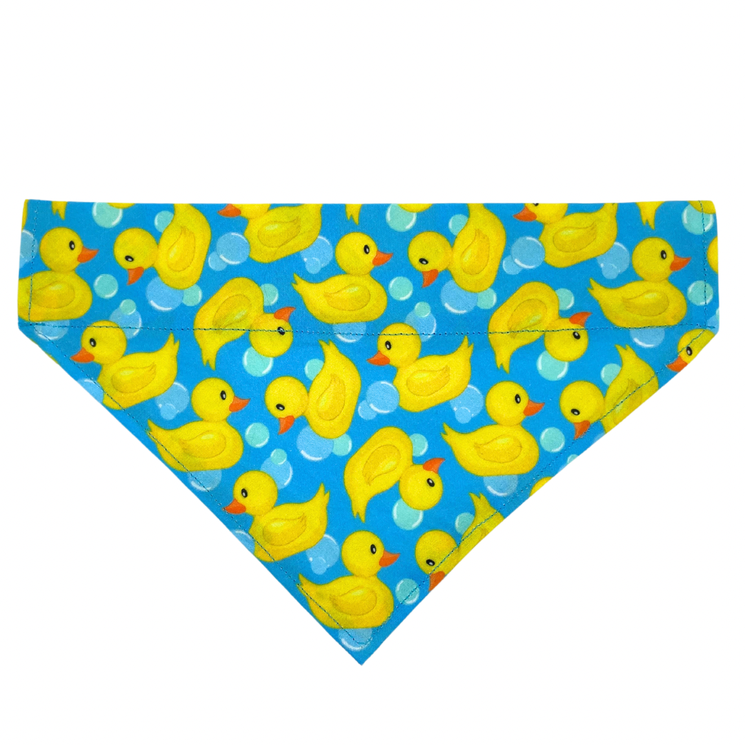 Cute Rubber Ducks - Over The Collar Dog Bandana