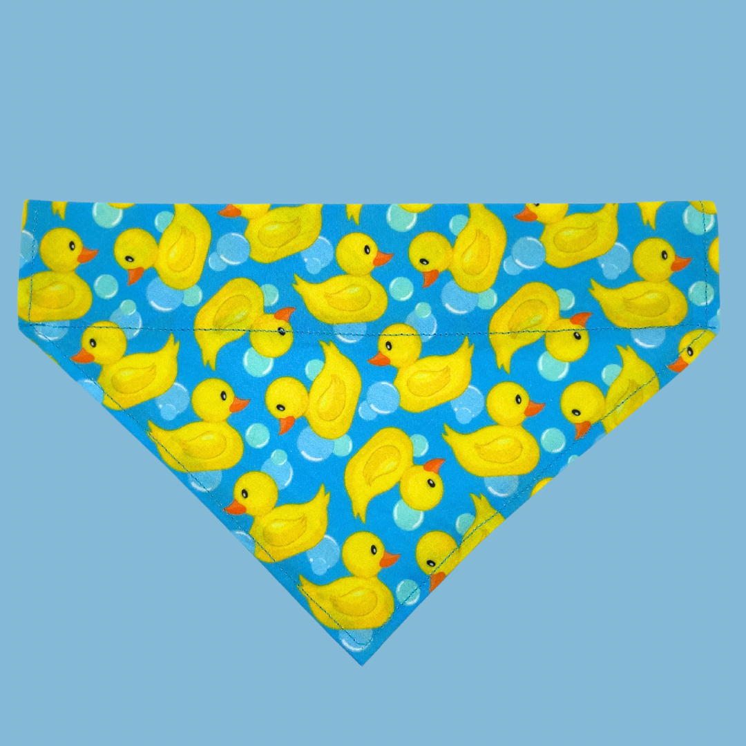 Cute Rubber Ducks - Over The Collar Dog Bandana