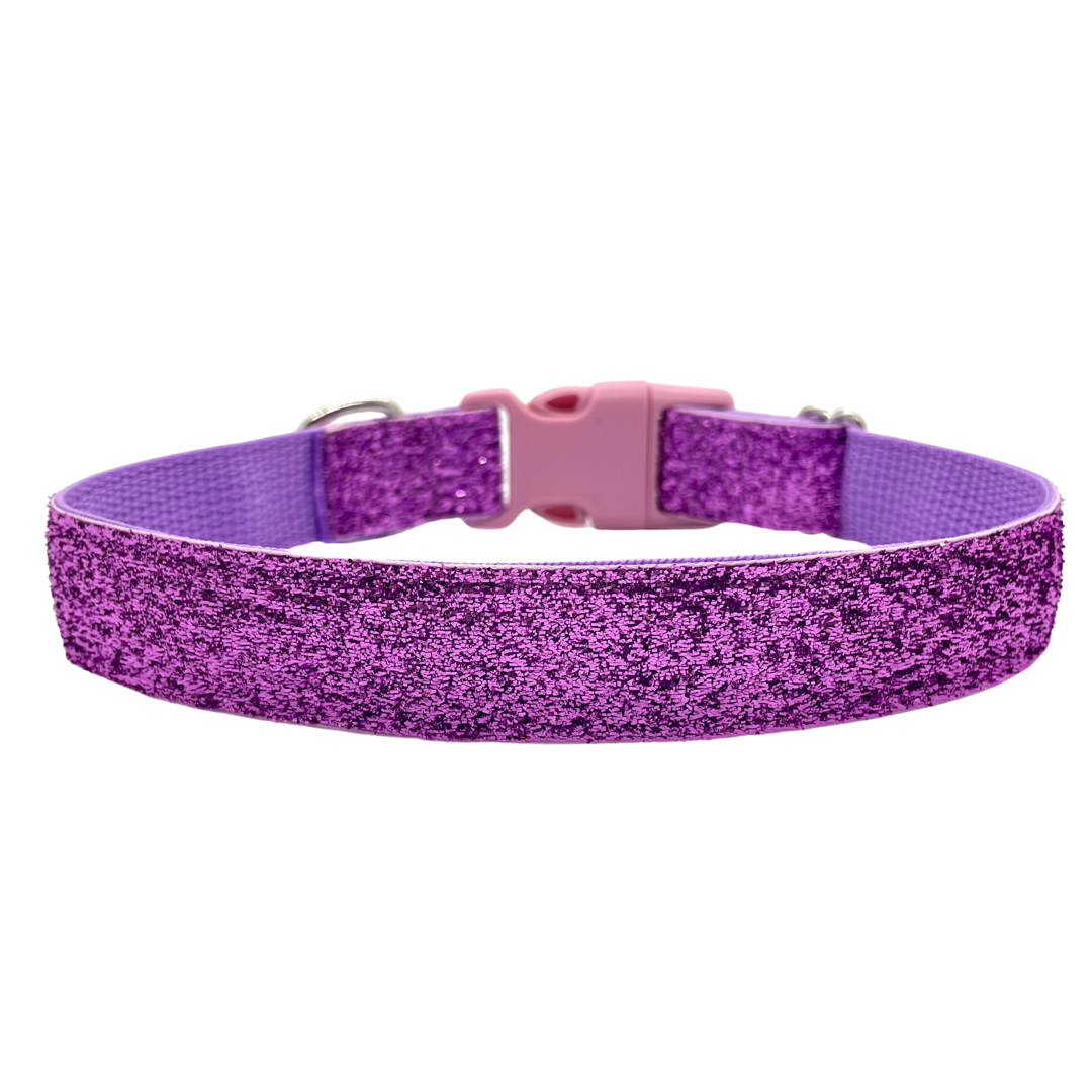 Bubble Gum Shimmer Dog Collar