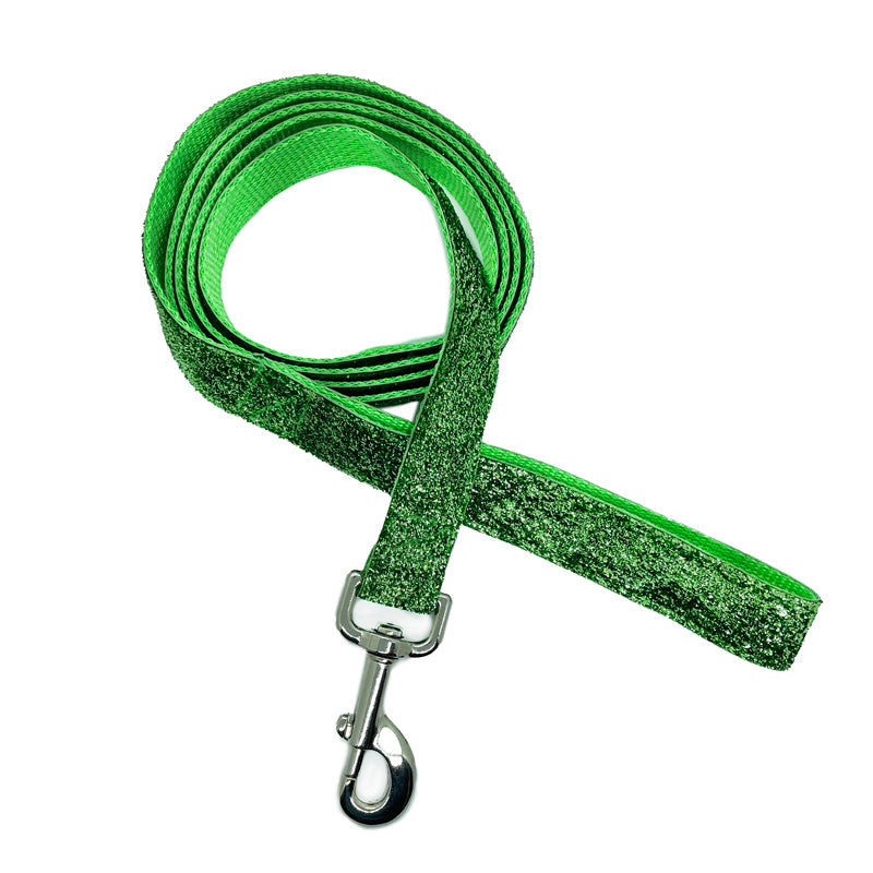 Lime Shimmer Dog Leash