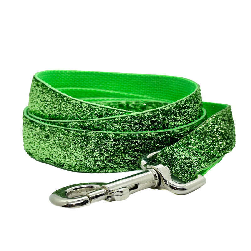 Lime Shimmer Dog Leash