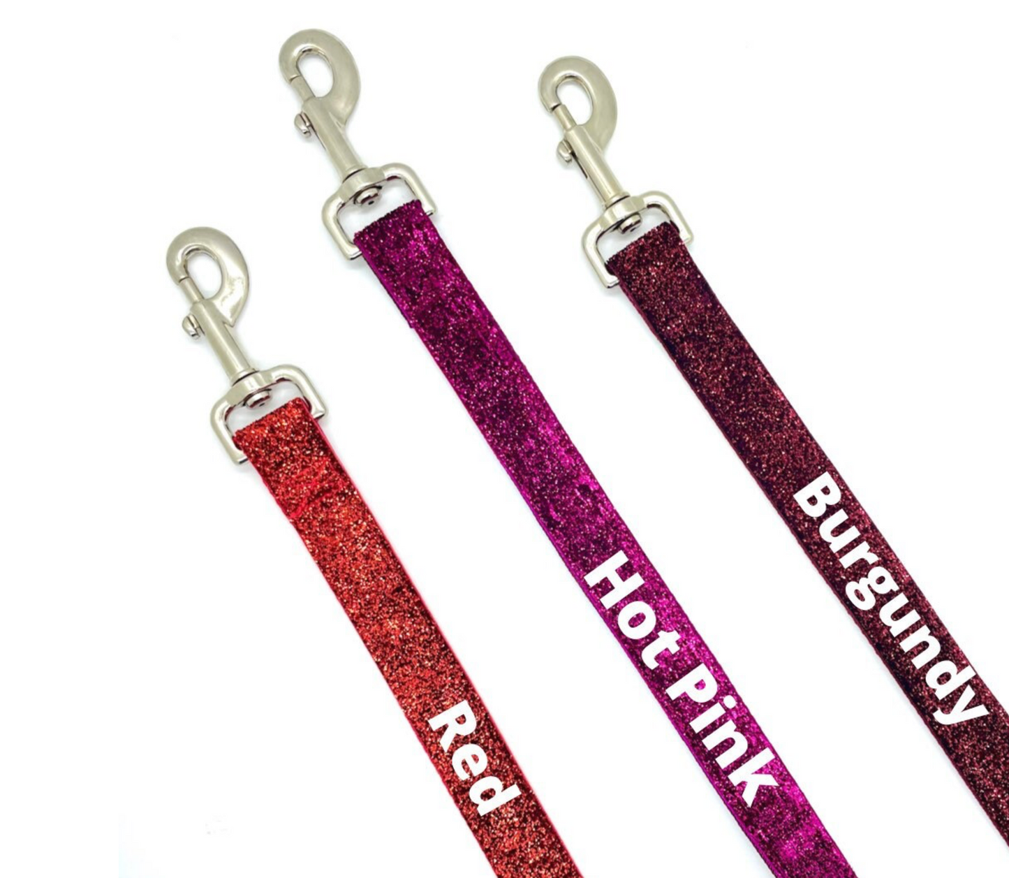 Red Shimmer Dog Leash