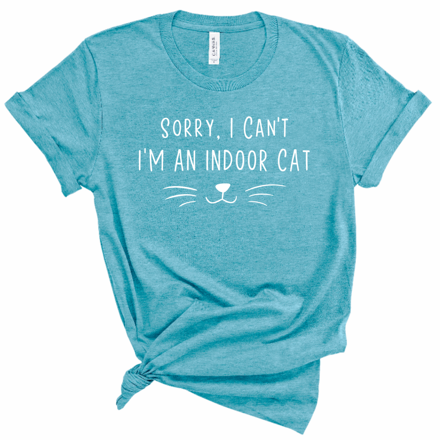 Sorry I Can't, Im An Indoor Cat Tshirt