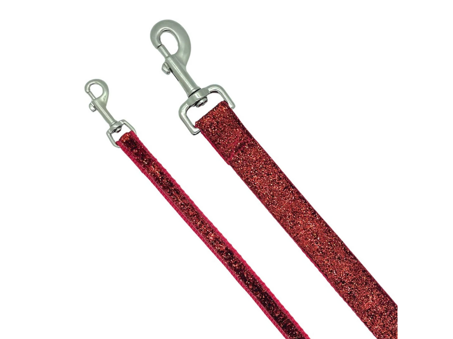 Red Shimmer Dog Leash