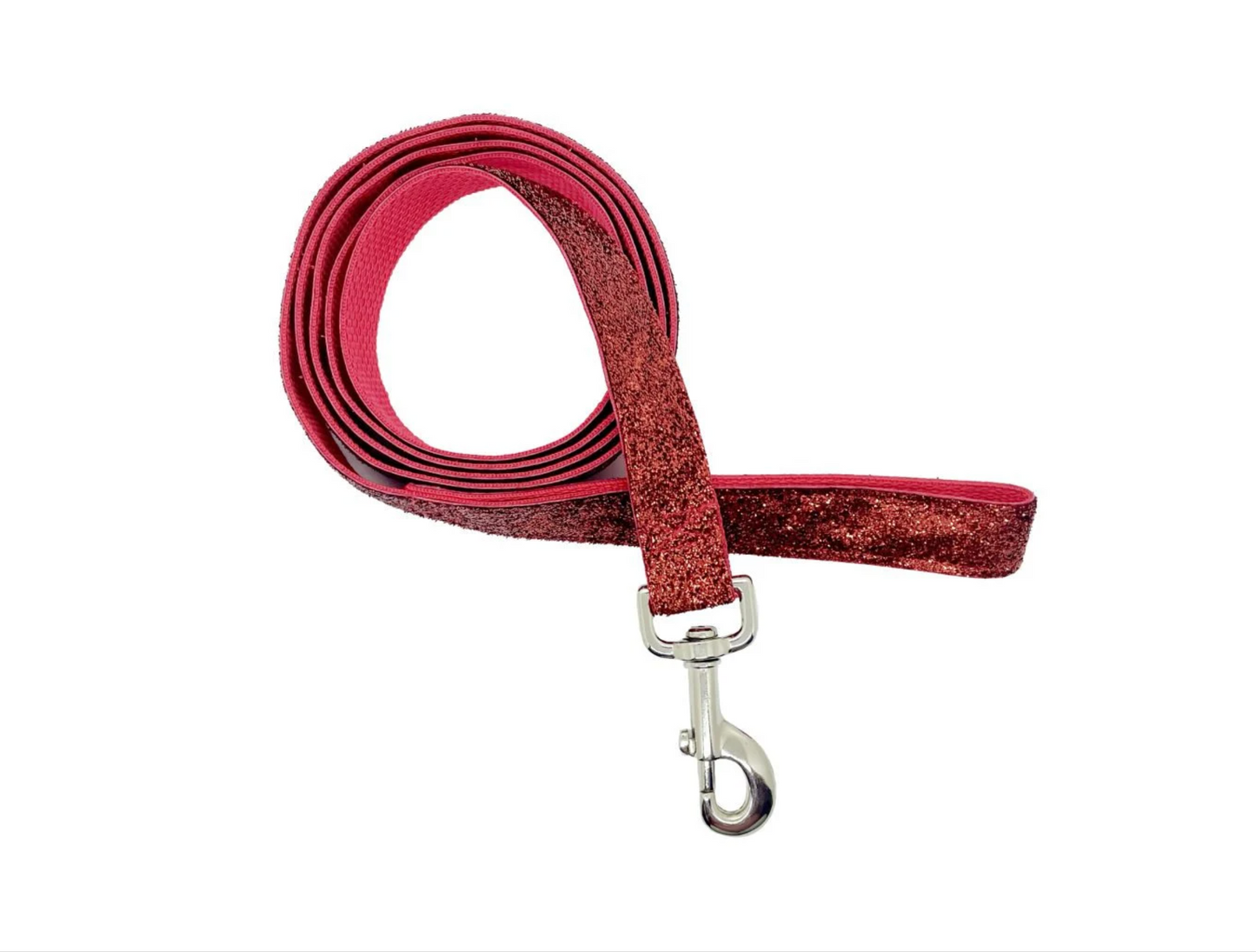 Red Shimmer Dog Leash