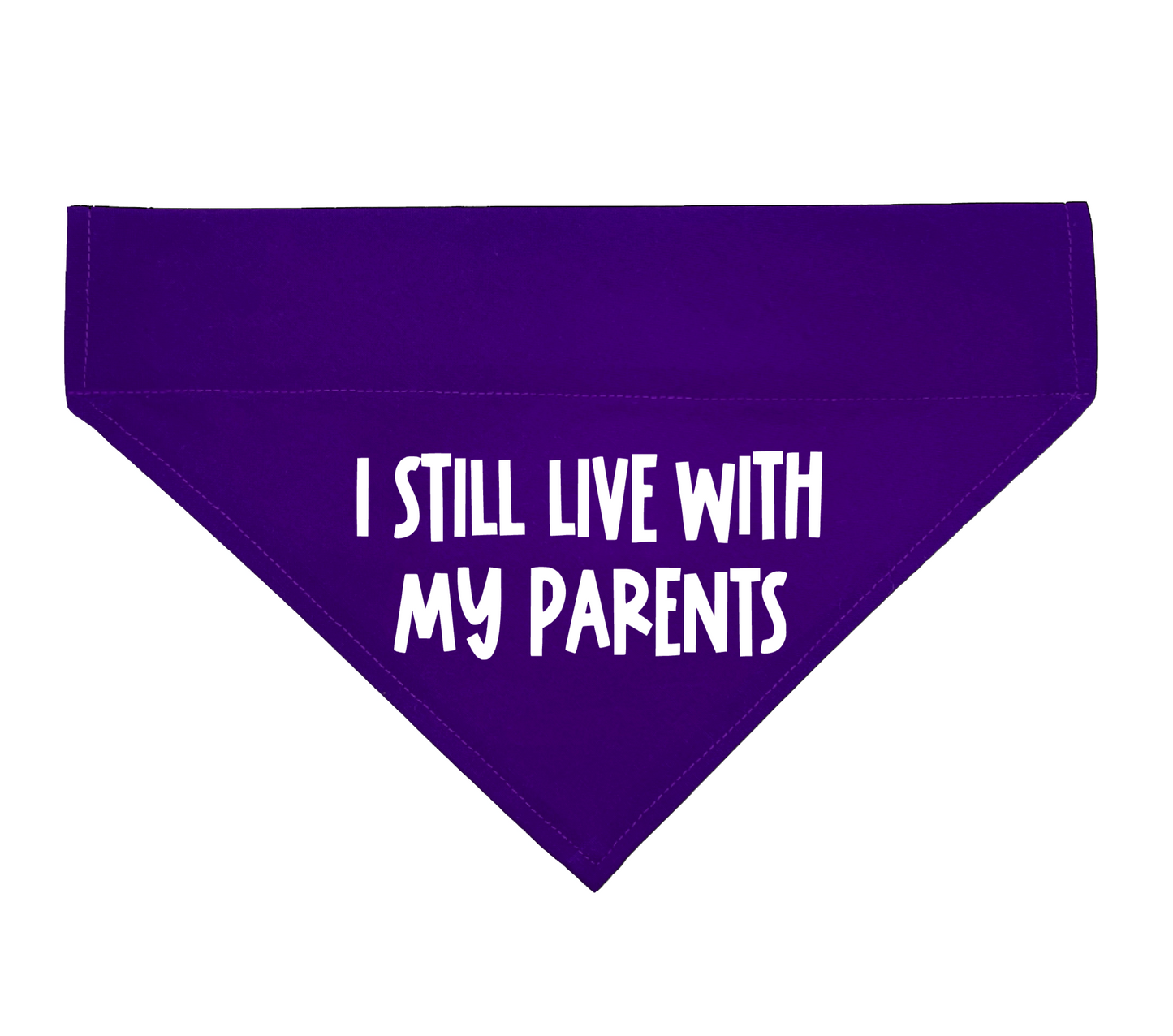 I Still Live With My Parents Over The Collar Dog Bandana