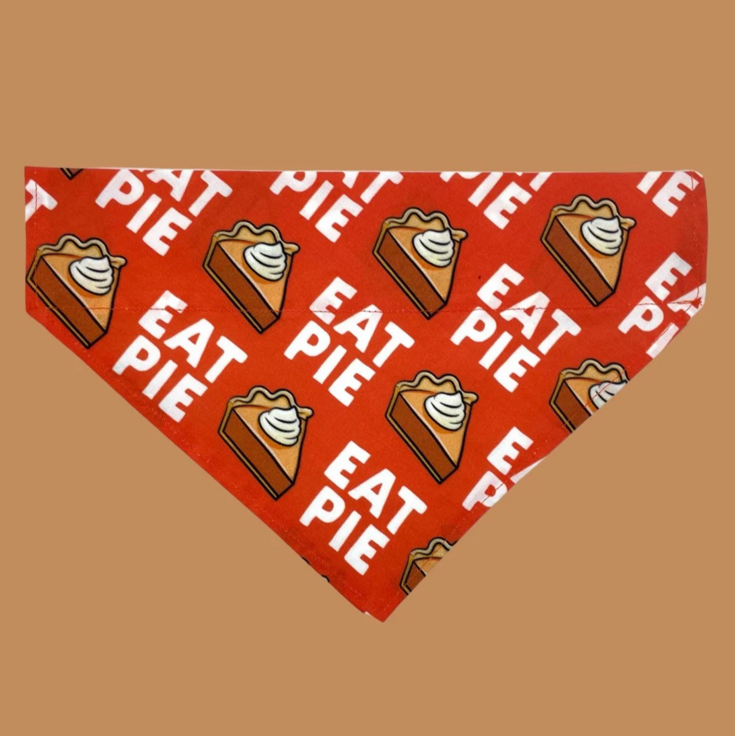 Eat Pie Thanksgiving Over The Collar Dog Bandana