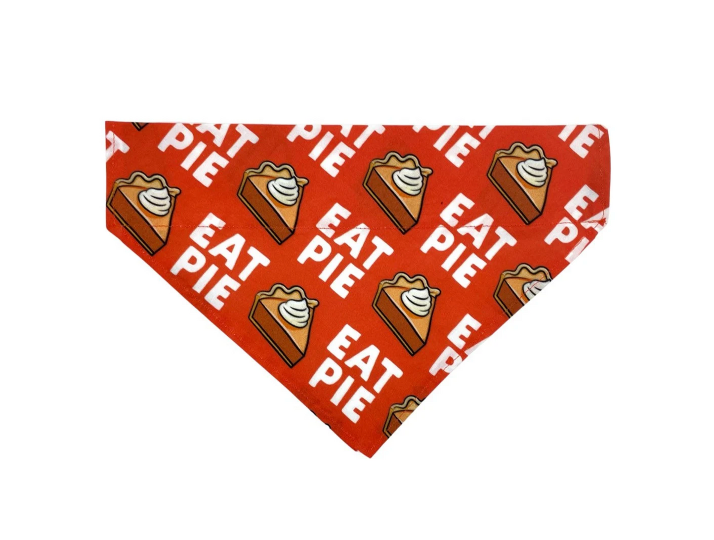 Eat Pie Thanksgiving Over The Collar Dog Bandana