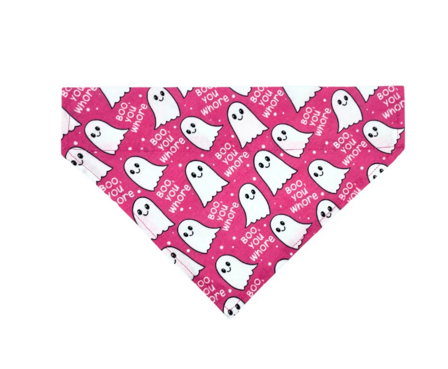 Boo You Whore Over The Collar Dog Bandana
