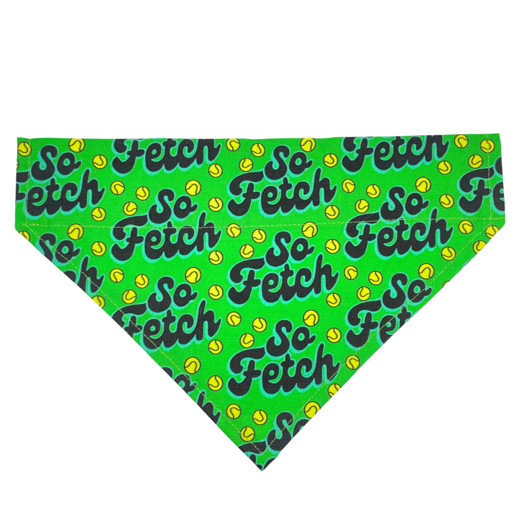 So Fetch - Pop Culture Over The Collar Dog Bandana