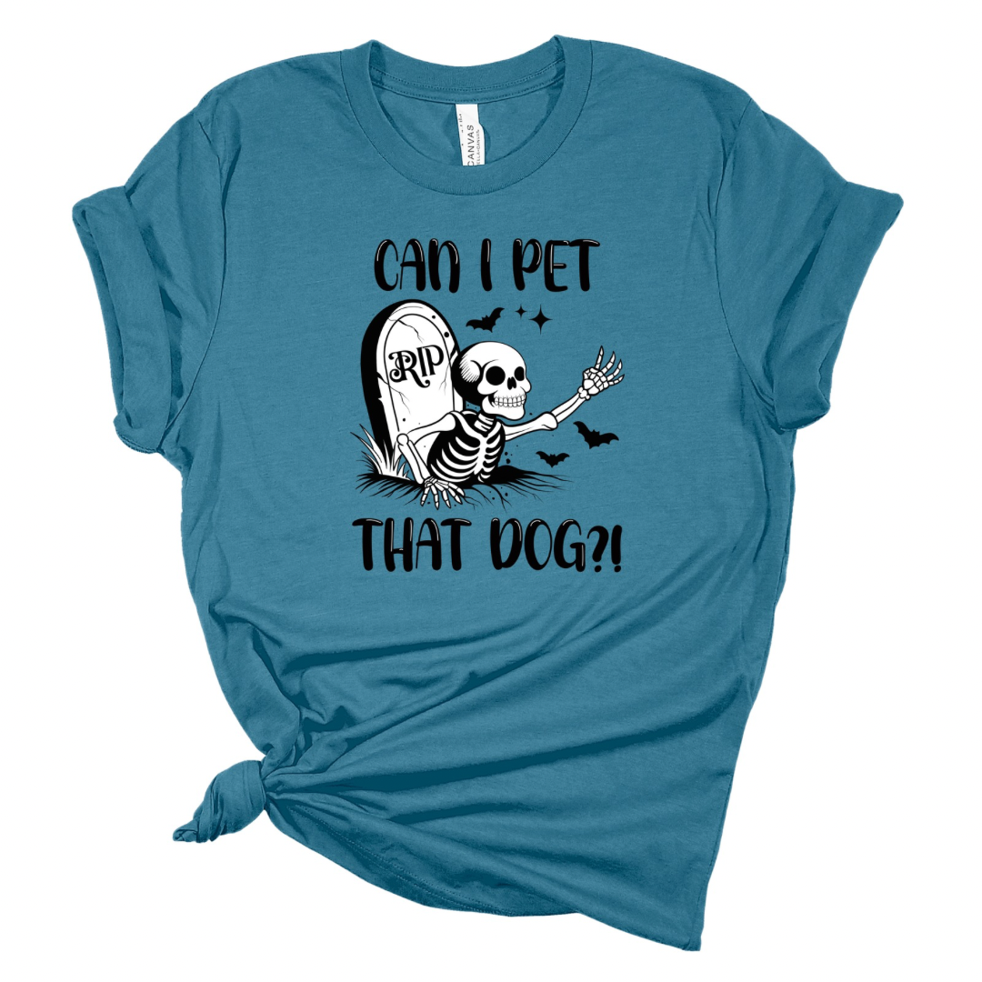 Can I Pet That Dog? - Funny Halloween T-shirt