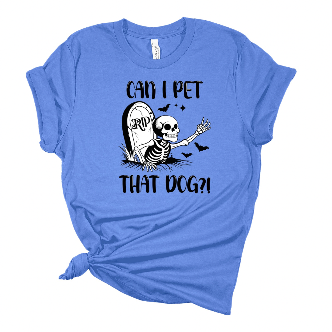 Can I Pet That Dog? - Funny Halloween T-shirt
