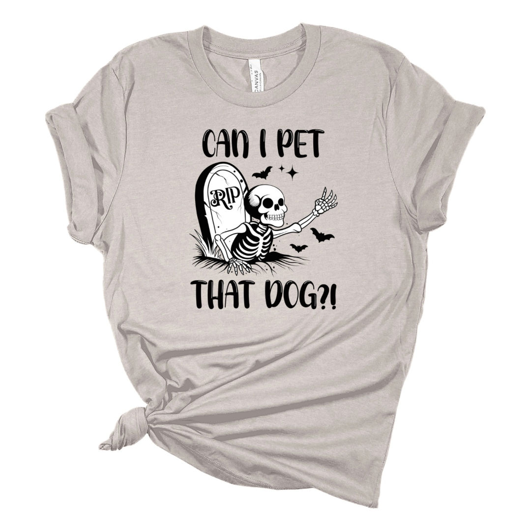 Can I Pet That Dog? - Funny Halloween T-shirt
