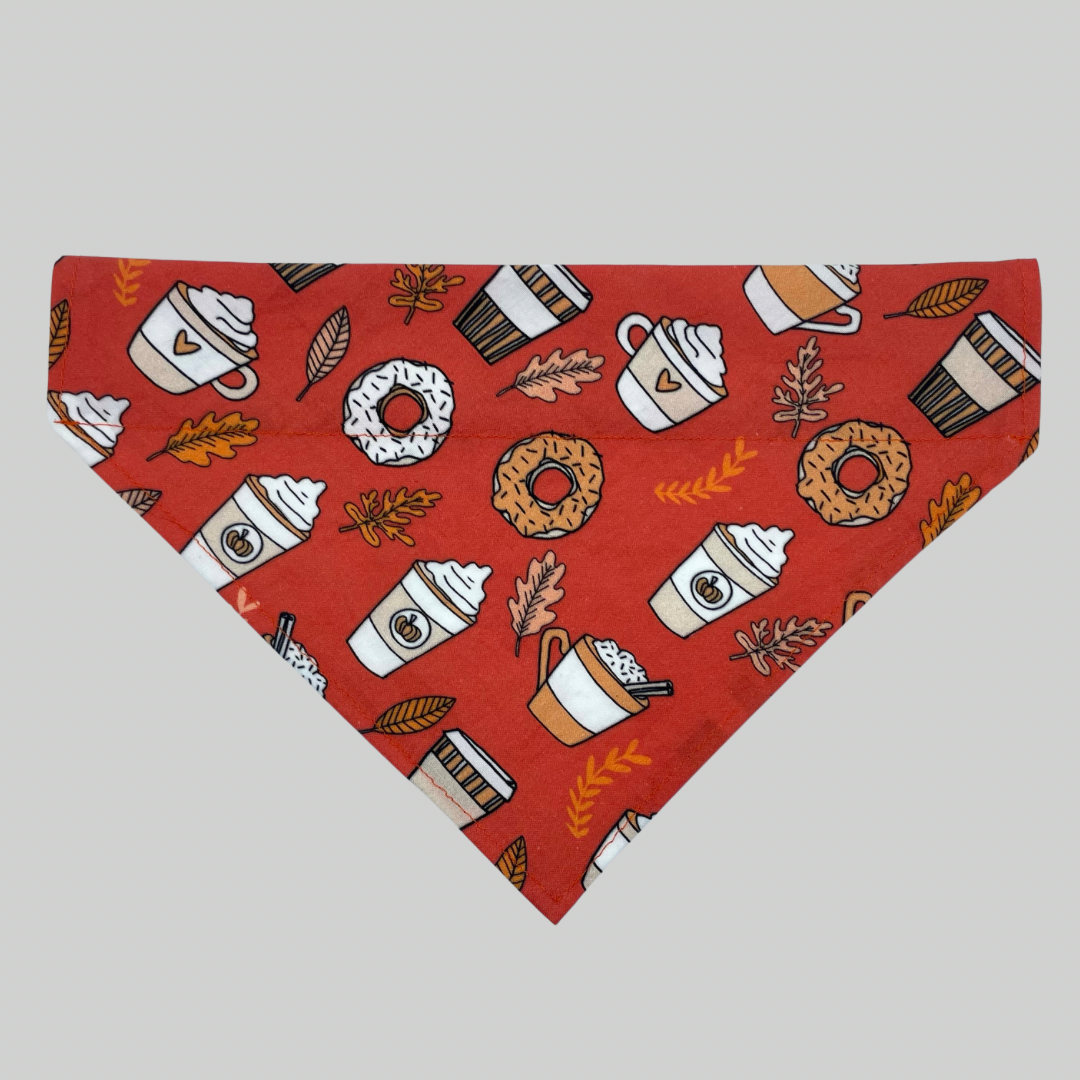 Pumpkin Spice - Over The Collar Dog Bandana