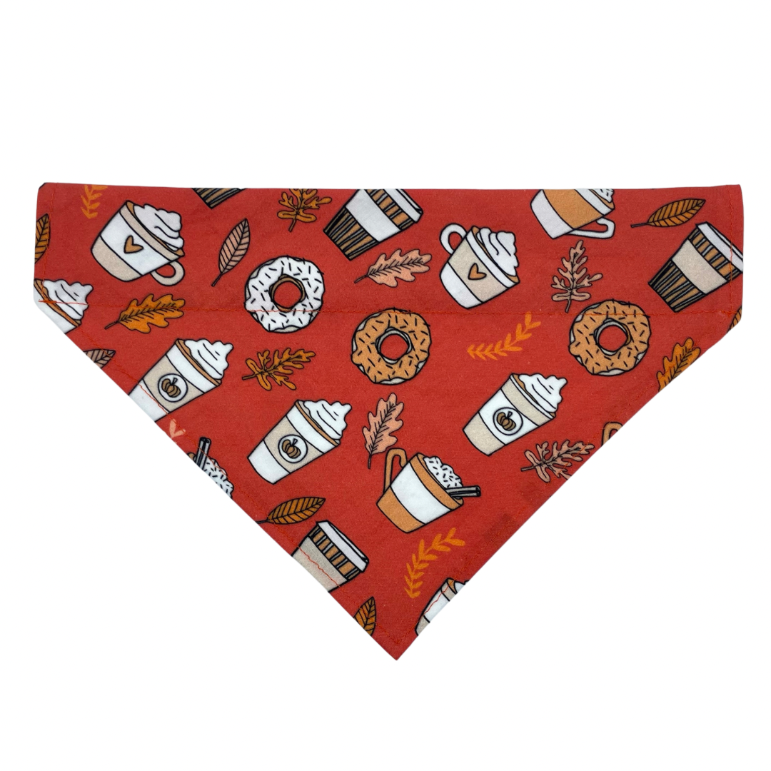 Pumpkin Spice - Over The Collar Dog Bandana