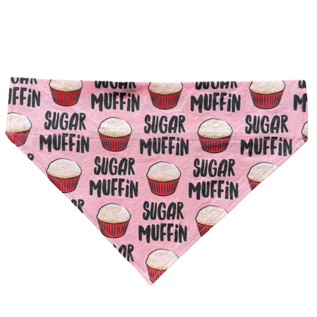 Sugar Muffin Over The Collar Dog Bandana