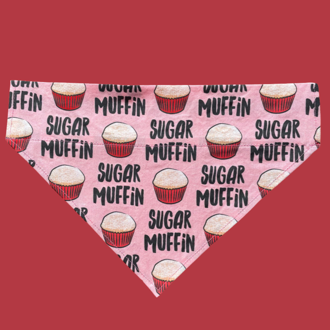 Sugar Muffin Over The Collar Dog Bandana