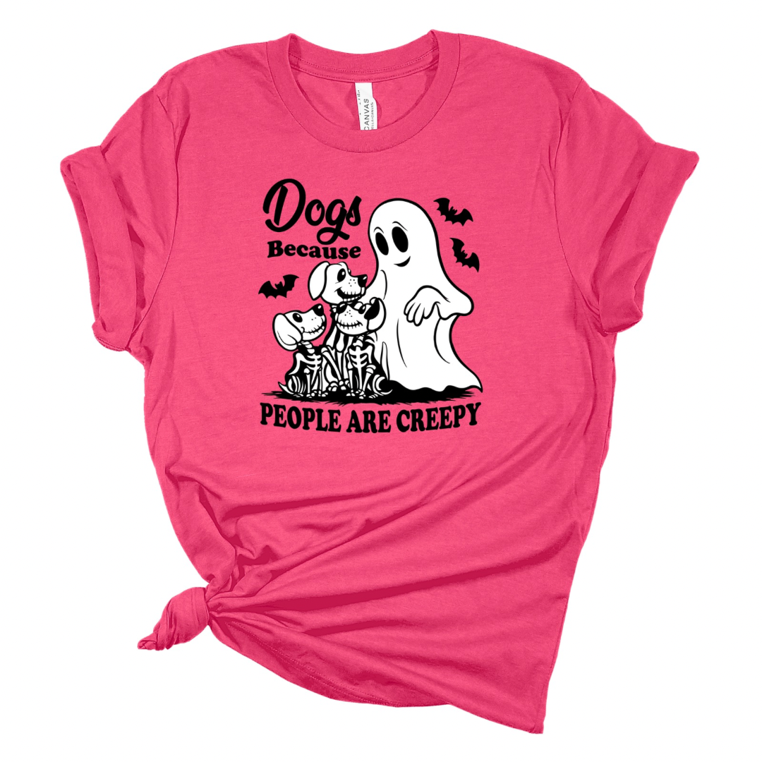Dogs, Because Humans Are Creepy Halloween Tshirt