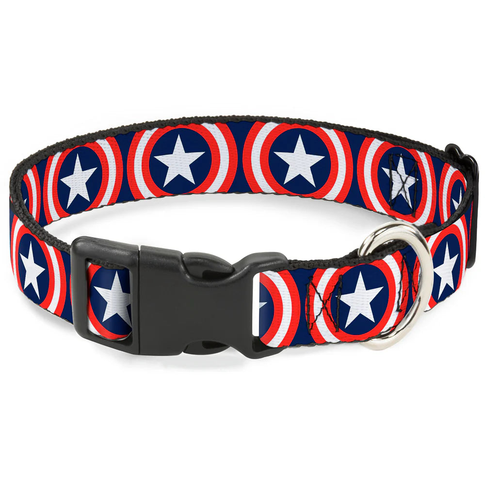 American Superhero Shield - Dog Collar