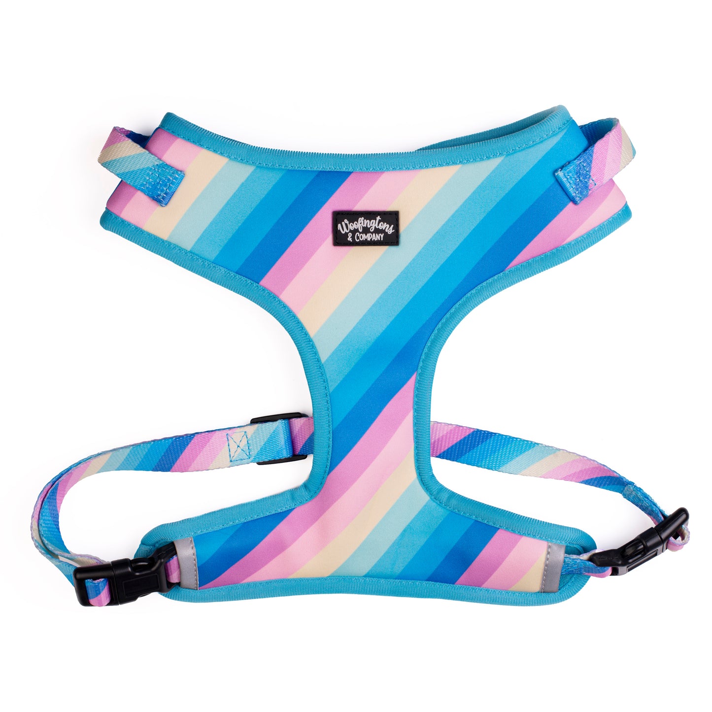 Pastel Rainbow Dog Harness