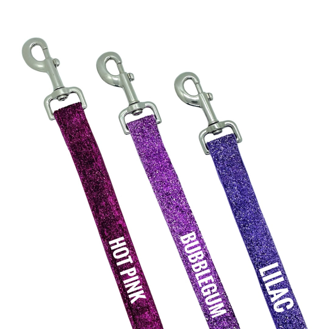 Bubble Gum Shimmer Dog Leash