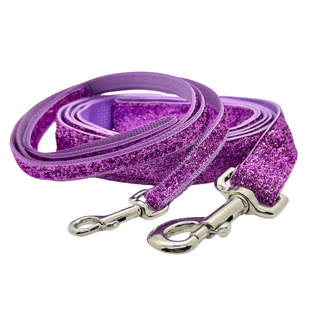 Bubble Gum Shimmer Dog Leash