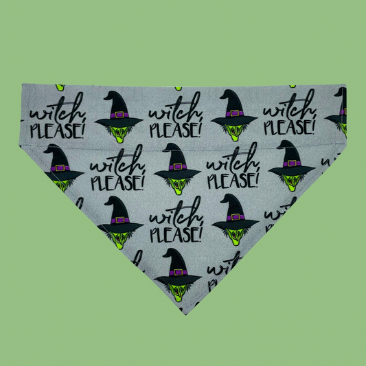 Witch Please - Over The Collar Dog Bandana