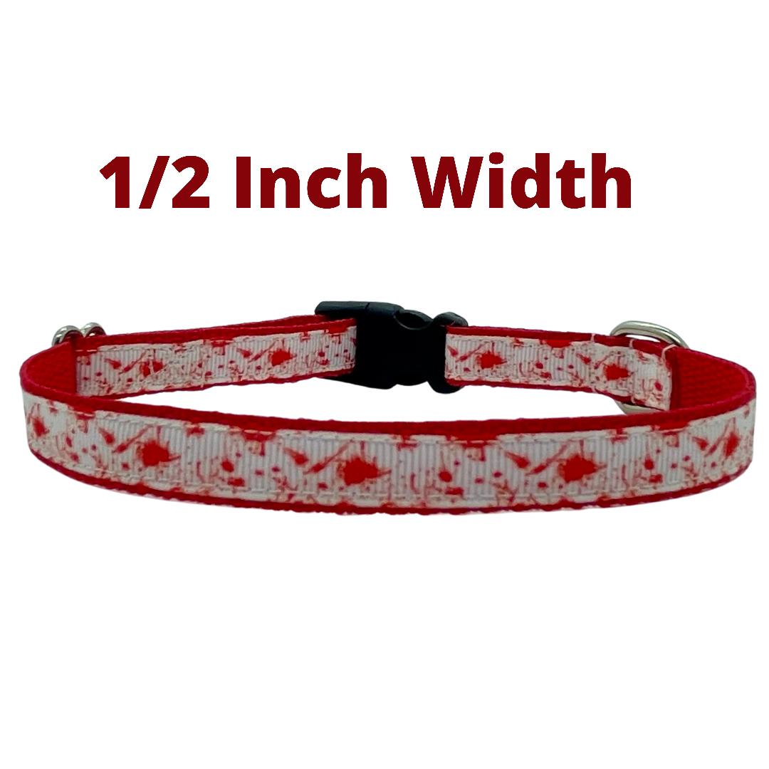 Blood Splatter - Dog Collar - True Crime Serial Killer Halloween