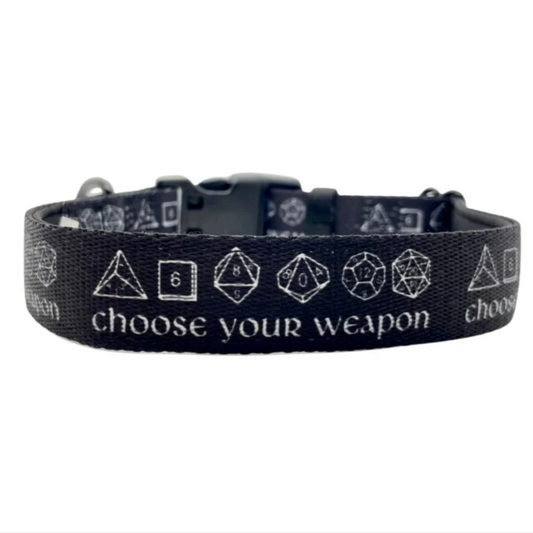 Choose Your Weapon Dog Collar