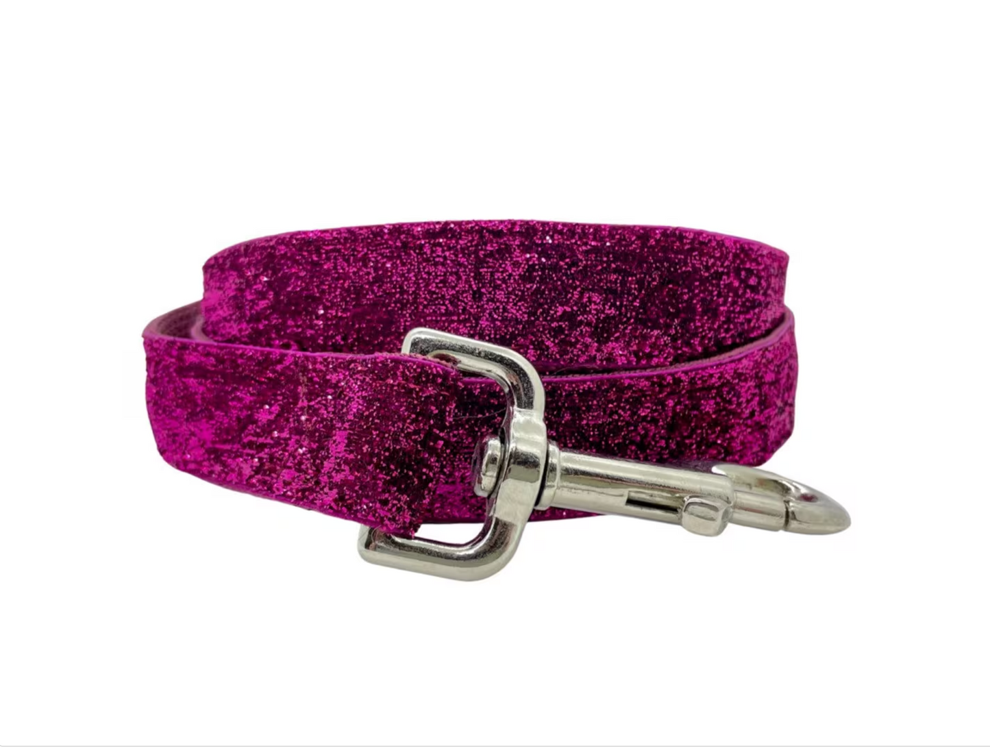 Hot Pink Shimmer Dog Leash