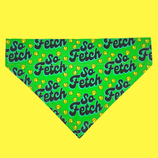 So Fetch - Pop Culture Over The Collar Dog Bandana