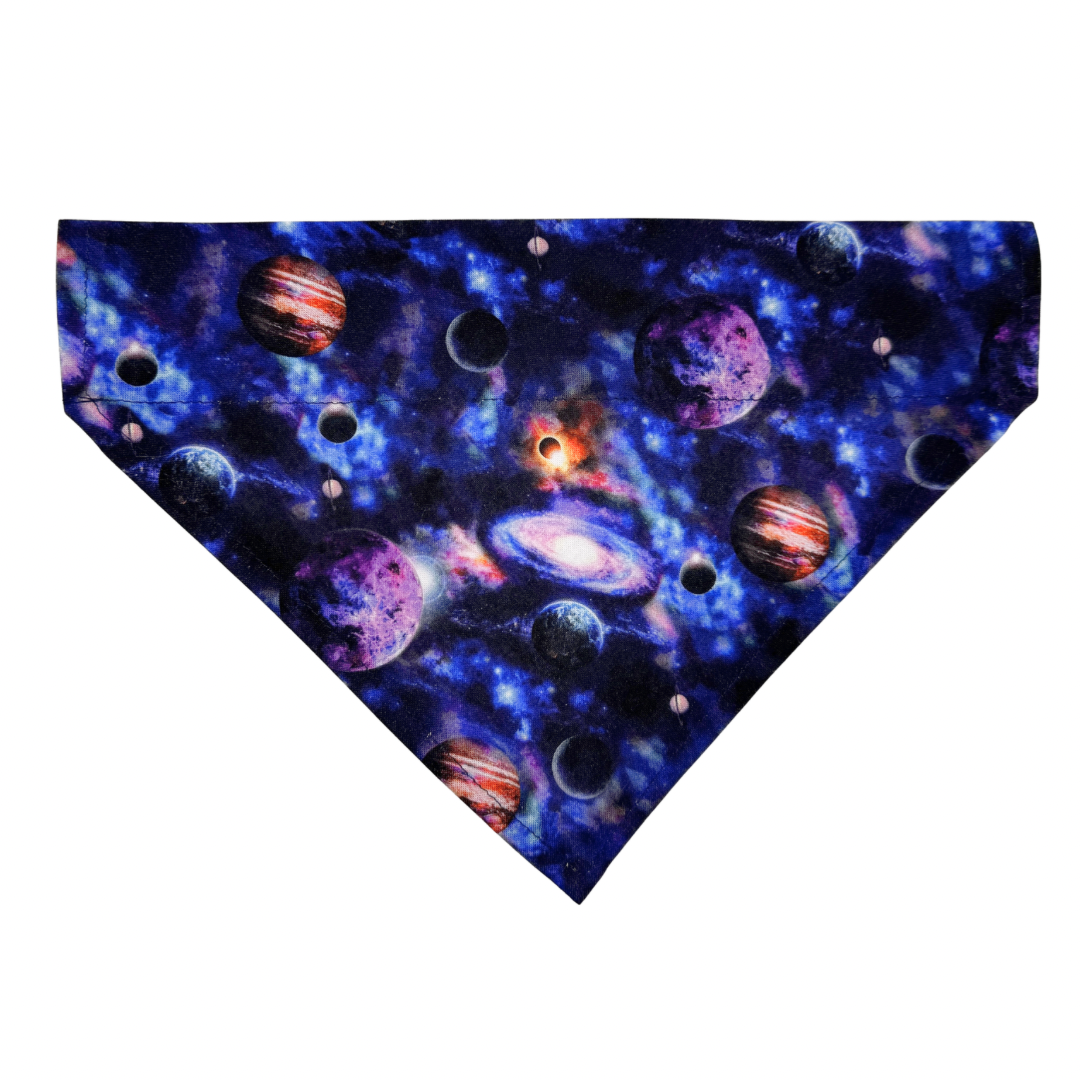 Outer Space Nebula Over The Collar Dog Bandana
