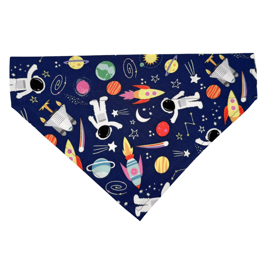 Astronaut Over The Collar Dog Bandana